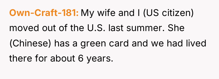Own-Craft-181 My wife and I (US citizen) moved out of...