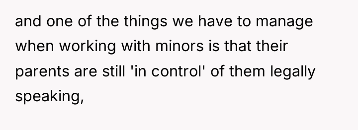and one of the things we have to manage when...