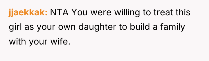 jjaekkak NTA You were willing to treat this girl as...