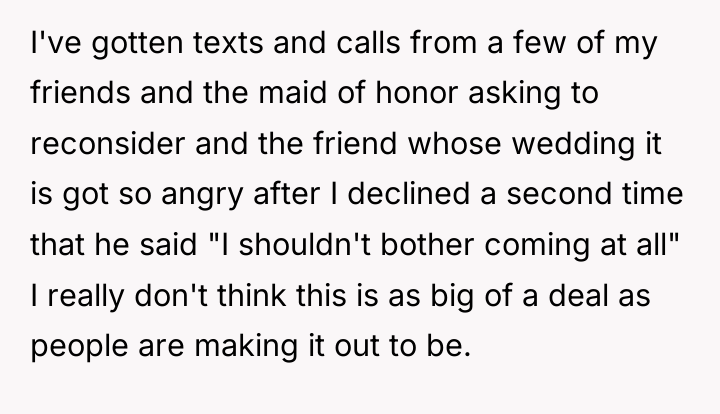 I've gotten texts and calls from a few of my...