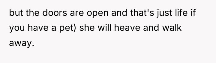but the doors are open and that's just life if...