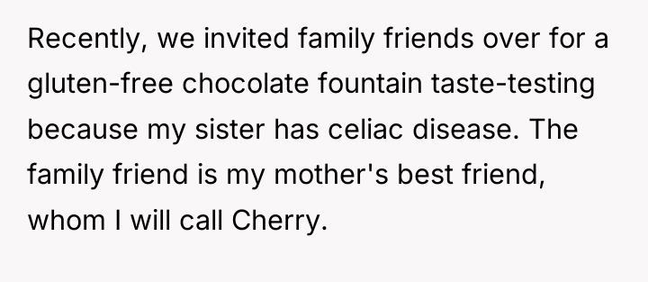 Recently, we invited family friends over for a gluten-free chocolate...