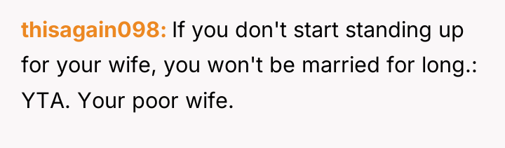 thisagain098 If you don't start standing up for your wife,...