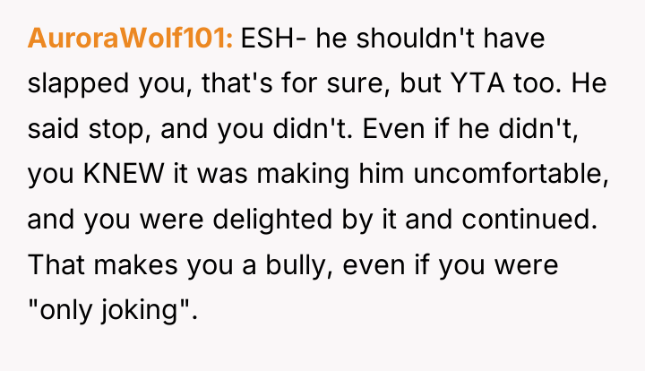 AuroraWolf101 ESH- he shouldn't have slapped you, that's for sure,...