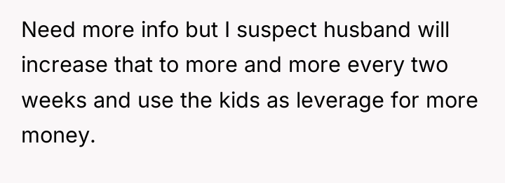 Need more info but I suspect husband will increase that...