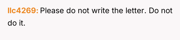 llc4269 Please do not write the letter. Do not do...