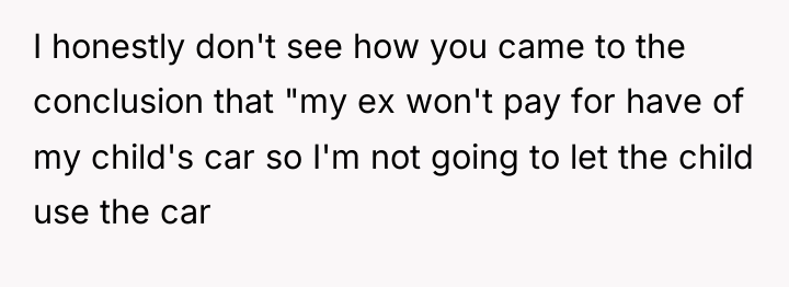 I honestly don't see how you came to the conclusion...