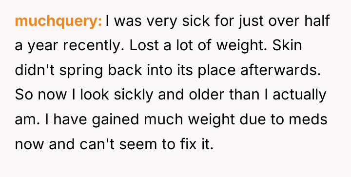 muchquery I was very sick for just over half a...