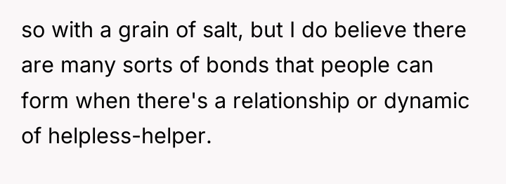 so with a grain of salt, but I do believe...