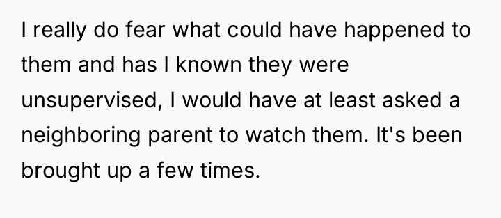 I really do fear what could have happened to them...