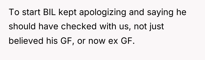 To start BIL kept apologizing and saying he should have...