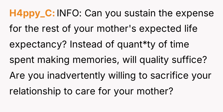 H4ppy_C INFO: Can you sustain the expense for the rest...