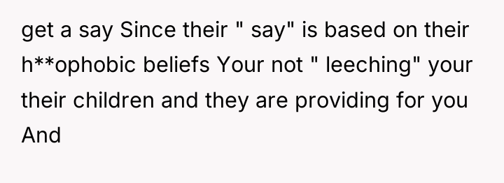get a say Since their " say" is based on...