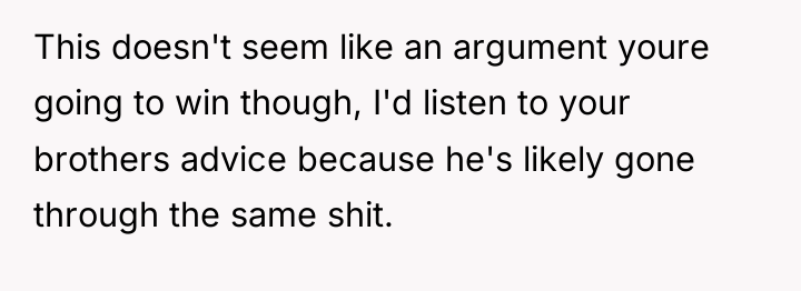 This doesn't seem like an argument youre going to win...