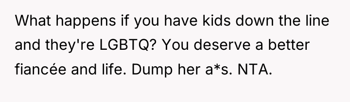 What happens if you have kids down the line and...