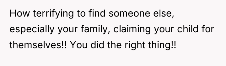 How terrifying to find someone else, especially your family, claiming...