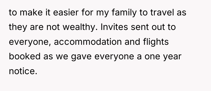 to make it easier for my family to travel as...
