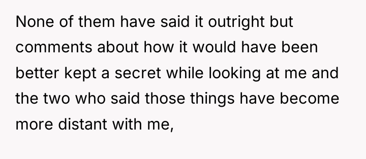 None of them have said it outright but comments about...