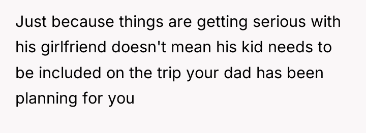 Just because things are getting serious with his girlfriend doesn't...