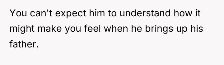 You can't expect him to understand how it might make...
