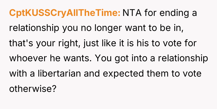 CptKUSSCryAllTheTime NTA for ending a relationship you no longer want...