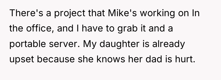 There's a project that Mike's working on In the office,...