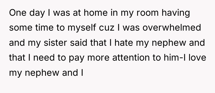 One day I was at home in my room having...