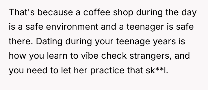 That's because a coffee shop during the day is a...
