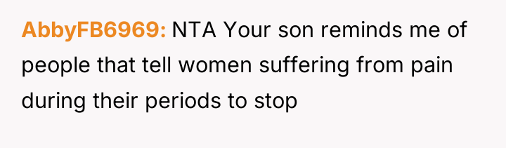 AbbyFB6969 NTA Your son reminds me of people that tell...