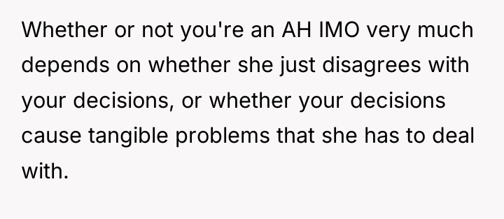 Whether or not you're an AH IMO very much depends...