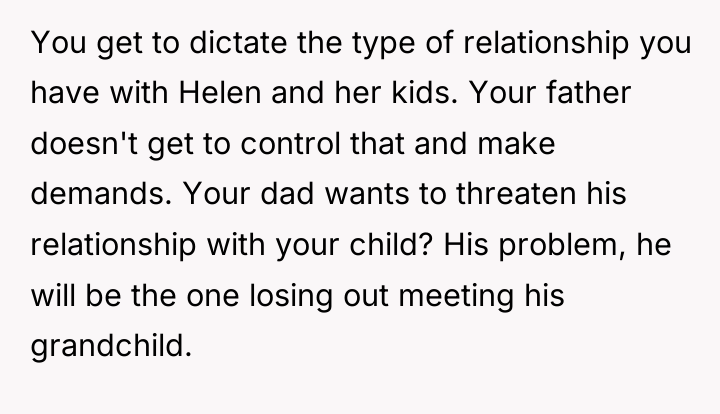 You get to dictate the type of relationship you have...