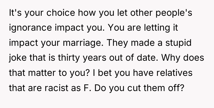 It's your choice how you let other people's ignorance impact...