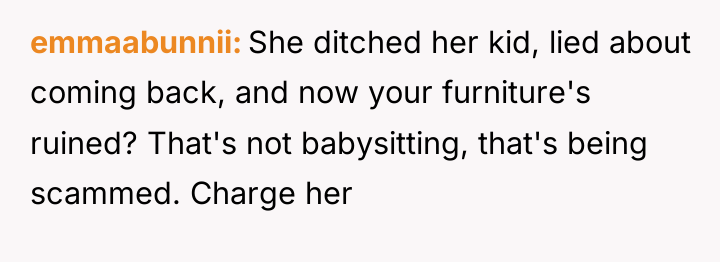emmaabunnii She ditched her kid, lied about coming back, and...