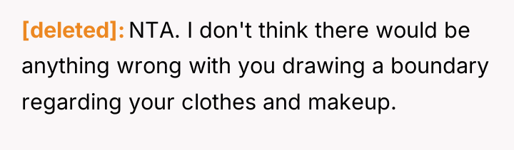 [deleted] NTA. I don't think there would be anything wrong...