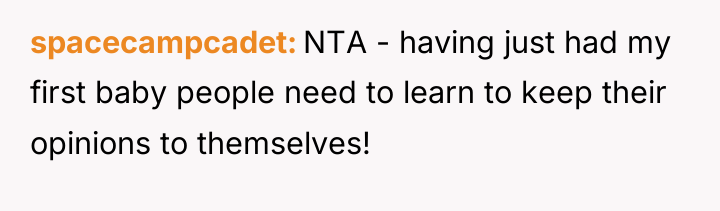 spacecampcadet NTA - having just had my first baby people...