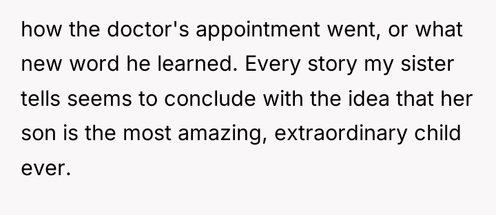 how the doctor's appointment went, or what new word he...
