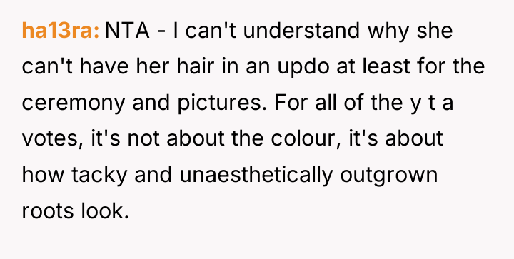 ha13ra NTA - I can't understand why she can't have...