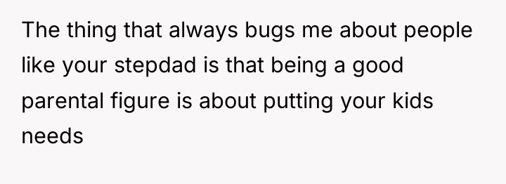 The thing that always bugs me about people like your...