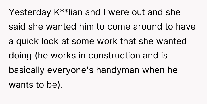 Yesterday K**lian and I were out and she said she...