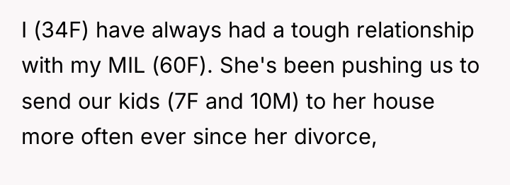 I (34F) have always had a tough relationship with my...
