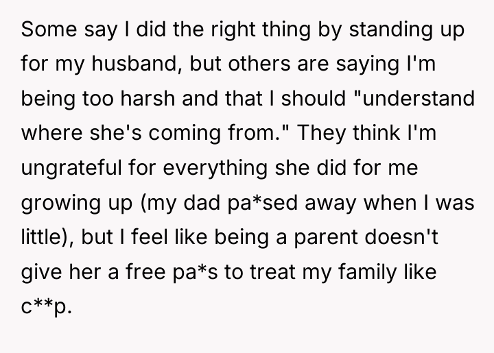 Some say I did the right thing by standing up...