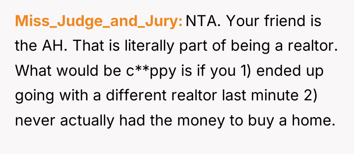 Miss_Judge_and_Jury NTA. Your friend is the AH. That is literally...