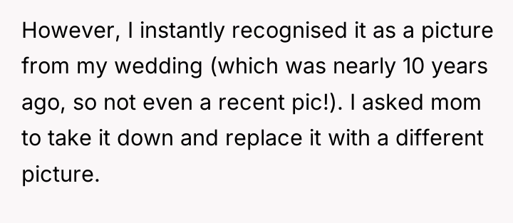 However, I instantly recognised it as a picture from my...