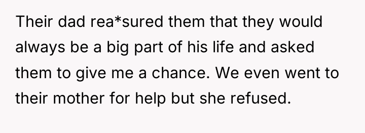 Their dad rea*sured them that they would always be a...