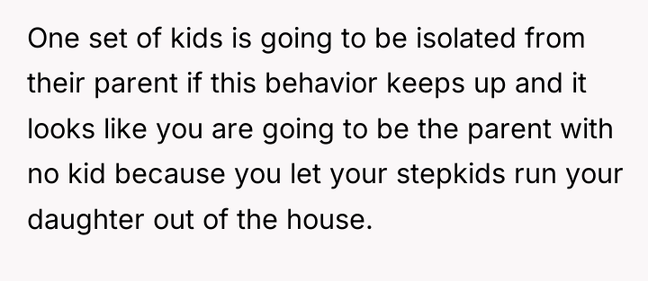 One set of kids is going to be isolated from...