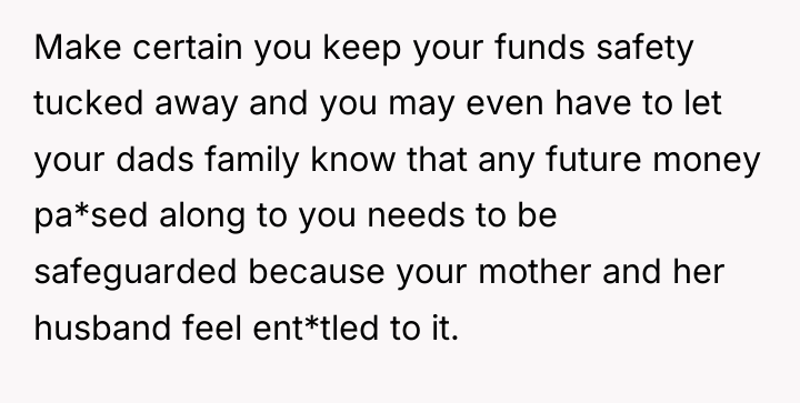 Make certain you keep your funds safety tucked away and...