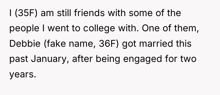 I (35F) am still friends with some of the people...