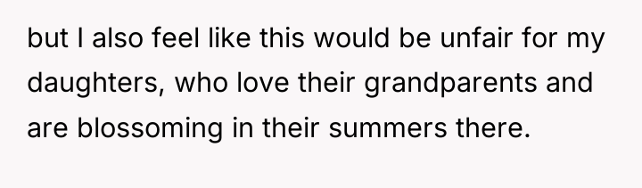 but I also feel like this would be unfair for...