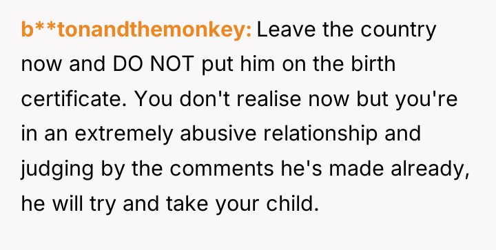 b**tonandthemonkey Leave the country now and DO NOT put him...