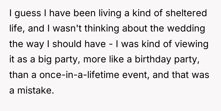I guess I have been living a kind of sheltered...